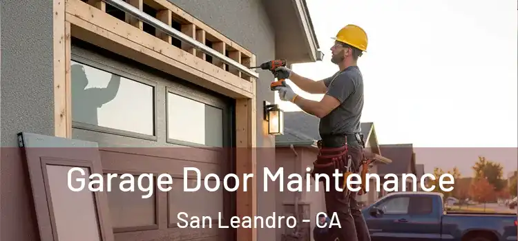Garage Door Maintenance San Leandro - CA