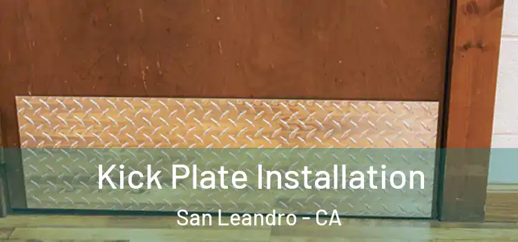  Kick Plate Installation San Leandro - CA